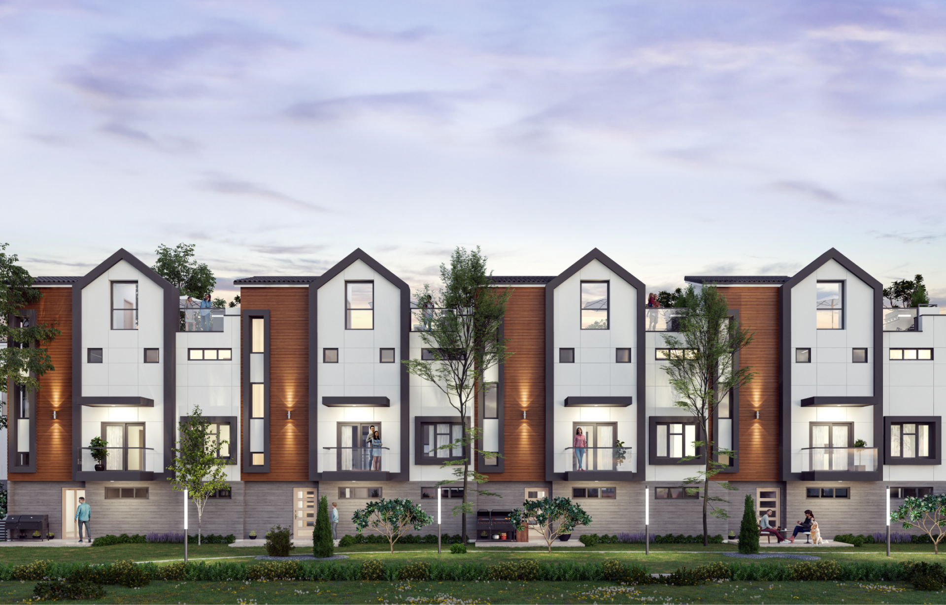 Finestra by MetroVan Builders Group is a 123-unit South Surrey townhome development.